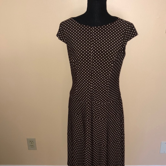 🌇 ANNE KLEIN 🌇 POLKADOT DRESS 🌇 - Picture 1 of 9
